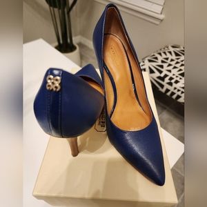 Coach Navy Pumps